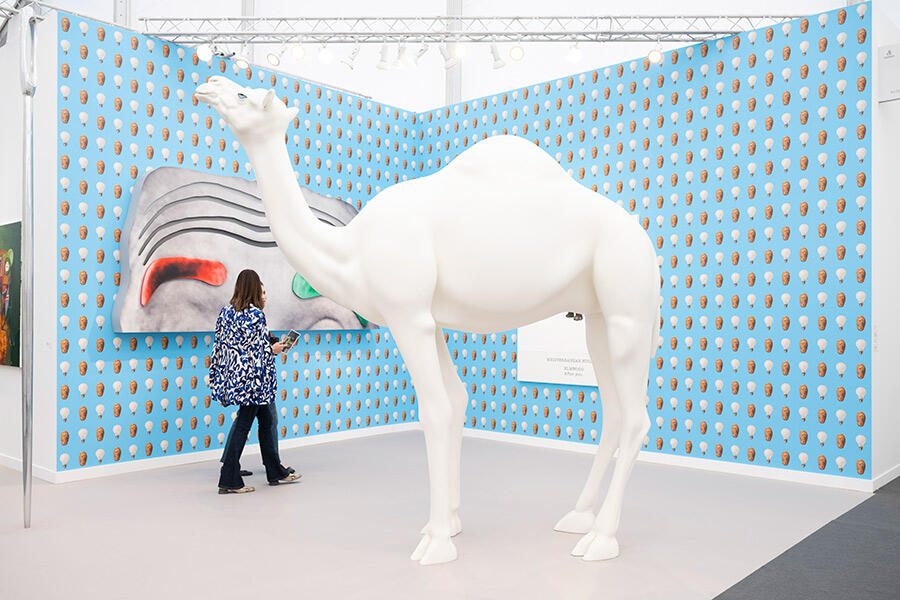 Spruth Magers booth at Frieze LA